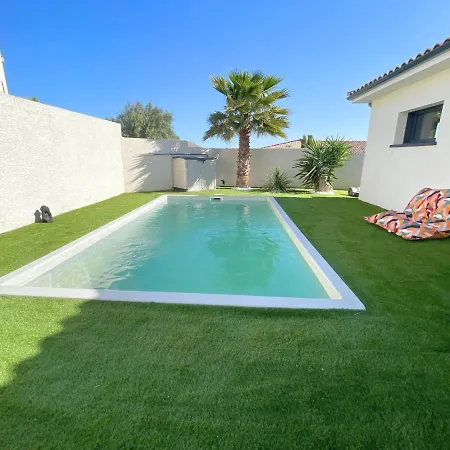 Contemporaine Avec Piscine Chauffee Proche Des Plages 别墅 Sauvian