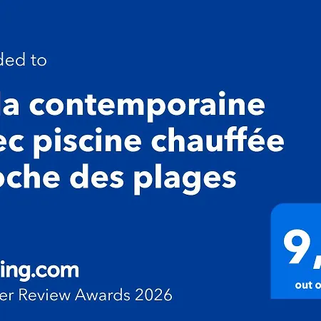 Vila Contemporaine Avec Piscine Chauffee Proche Des Plages *