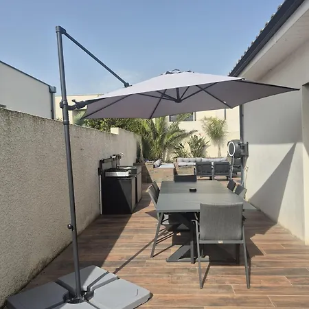 וילה Contemporaine Avec Piscine Chauffee Proche Des Plages *