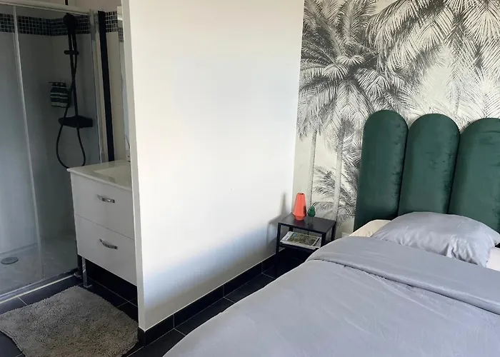 ヴィラ Contemporaine Avec Piscine Chauffee Proche Des Plages